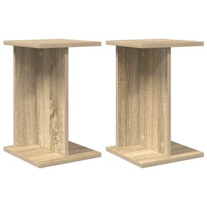 vidaXL Support de Plante 2 pièces Chêne Sonoma 25 x 25 5 x 40 5 cm