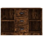 vidaXL Buffet chêne fumé 104 5x35 5x67 5 cm bois d'ingénierie