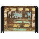 vidaXL Boîte de rangement Marron et Noir 60 x 40 x 41 cm bois recyclé