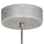 Eglo lampe de table pasteri gris et nickel mat