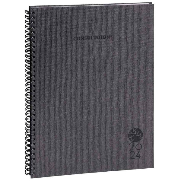 Exacompta Agenda journalier Consultation W gris