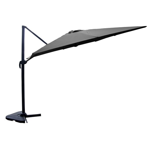 Cesare - Parasol déporté 3x4m Gris