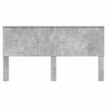 vidaXL Tête de lit Gris béton 180 cm Bois d'ingénierie