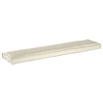 vidaXL Set de coussins de palette 2 Pièces Crème 180 x 40 x 8 cm