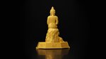 Mercredi soir Bouddha le bienheureux 7 jours Série Bouddha 1 Once Pièce d'argent 5000 Francs Tchad 2024