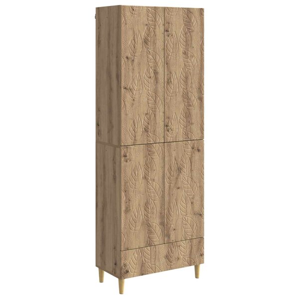 vidaXL Ensemble de Meubles 2 Pièces Chêne artisanal Bois d'ingénierie