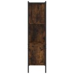 vidaXL Bibliothèque chêne fumé 72x28x109 cm bois d'ingénierie