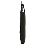 vidaXL Tête de lit suspendue Avec lumière LED Noir Simili cuir