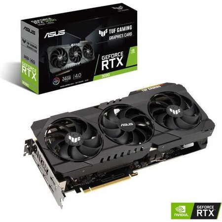 Asus tuf gaming tuf-rtx3090-o24g-gaming nvidia geforce rtx 3090 24 go gddr6x