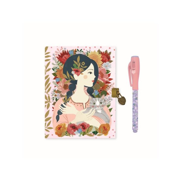 Djeco DD03612 - Carnet secret avec feutre magique Oana