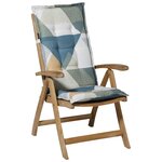 Madison Coussin de chaise à dossier haut Triangle 123x50 cm Vert