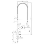 Mélangeur avec croisillons 26 l - bartscher -  - acier inoxydable26 515x415x1430mm