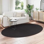 vidaXL Tapis HUARTE Noir 230 x 160 cm 100 Polyester
