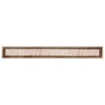 vidaXL Coureur de Tapis MARSA Noir 50 x 400 cm Polyester et PVC