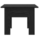 vidaXL Table basse Chêne noir 55 x 55 x 42 cm Bois d'ingénierie