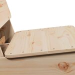 vidaXL Chaise de jardin 60x64x70 5 cm bois de pin massif