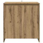 vidaXL Buffet 2 Pièces chêne artisanal bois d'ingénierie
