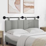vidaXL Tête de lit suspendue Tissu