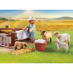 PLAYMOBIL 71444 - Berger avec moutons - Country