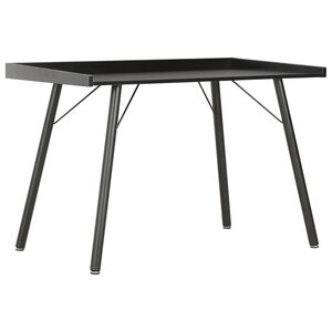 vidaXL Bureau Noir 90x50x79 cm
