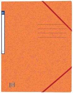 Chemise à élastique Top File+ A4 orange OXFORD