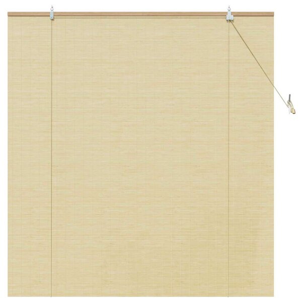 vidaXL Stores et Occultants Naturel 150 x 160 cm Bambou