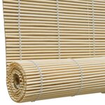 vidaXL Store roulant en bambou 80x220 cm Naturel