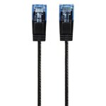 Hama slim-flexible cat6 1.5m câble de réseau noir 1 5 m u/utp (utp)
