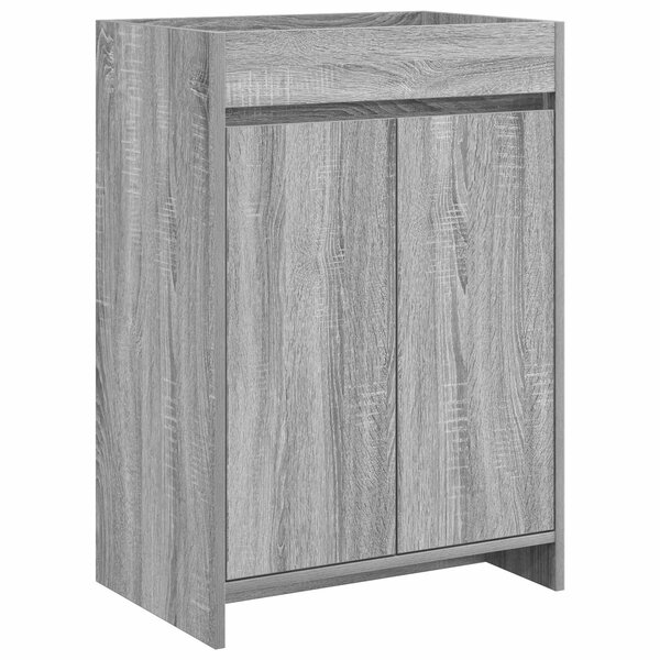 vidaXL Meuble sous lavabo de salle de bain Sonoma gris