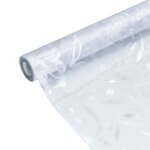 vidaXL Films pour fenêtre 2 Pièces dépoli motif de fleur PVC