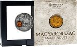 Pièce de monnaie en Argent 1 Dollar g 17.50 Millésime 2026 Amber Route HUNGARY