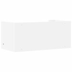 vidaXL Étagère murale blanc 70 5x35x30 5 cm bois d'ingénierie