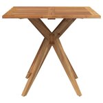vidaXL Ensemble à manger de jardin 5 Pièces Bois d'acacia solide