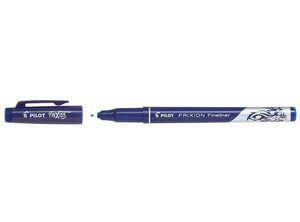Stylo feutre Fineliner FRIXION Effaçable bleu PILOT