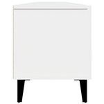 vidaXL Meuble TV blanc 180x31 5x40 cm bois d'ingénierie