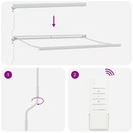 Auvent rétractable automatique vidaXL blanc 300x250 cm