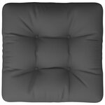 vidaXL Coussin de palette anthracite 60x61 5x10 cm tissu