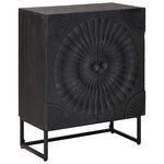 vidaXL Buffet Noir 55 x 30 x 70 cm