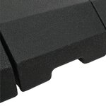 vidaXL Set de bases de parasol à cantilever en 4 pièces - 130 kg de sable ou 90 kg d'eau