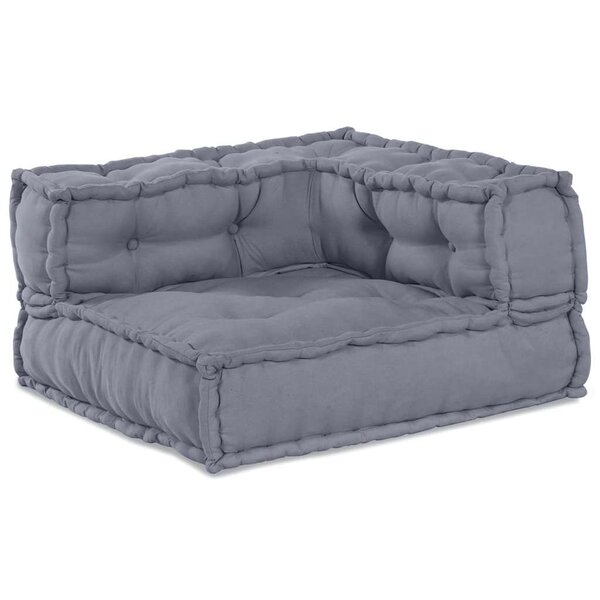 vidaXL Coussin Gris 140 x 70 x 36 cm Polyester