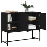 vidaXL Buffet noir 100x40x79 5 cm bois d'ingénierie