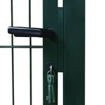 vidaXL Portillon 2D (simple) Vert 106x210 cm