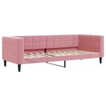 vidaXL Lit de repos rose 80x200 cm velours