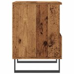 vidaXL Tables de chevet 2 Pièces vieux bois 40x35x50 cm bois d’ingénierie