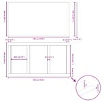vidaXL Dessus de bureau marron clair bois chêne massif rectangulaire