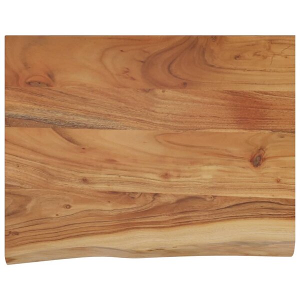 vidaXL Étagère murale rectangulaire massif acacia bordure assortie