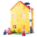 Big ensemble de maison jouet peppa bloxx 107 pcs