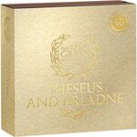 THESEUS & ARIADNE The Great Greek Mythology 2 Once Argent Monnaie 2000 Francs Cameroon 2024