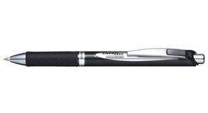 Stylo roller Liquid Gel EnerGel Document Pointe Fine Noir PENTEL