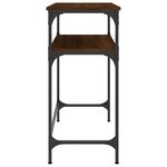 vidaXL Table console chêne marron 75x35 5x75 cm bois d'ingénierie